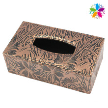 Fashion Design Leather Tissue Box (ZJH066)